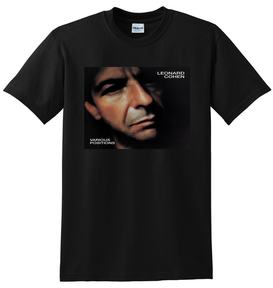 

LEONARD COHEN T SHIRT various positions vinyl cd cover SMALL MEDIUM LARGE XL Unisex T-Shirt XXXL