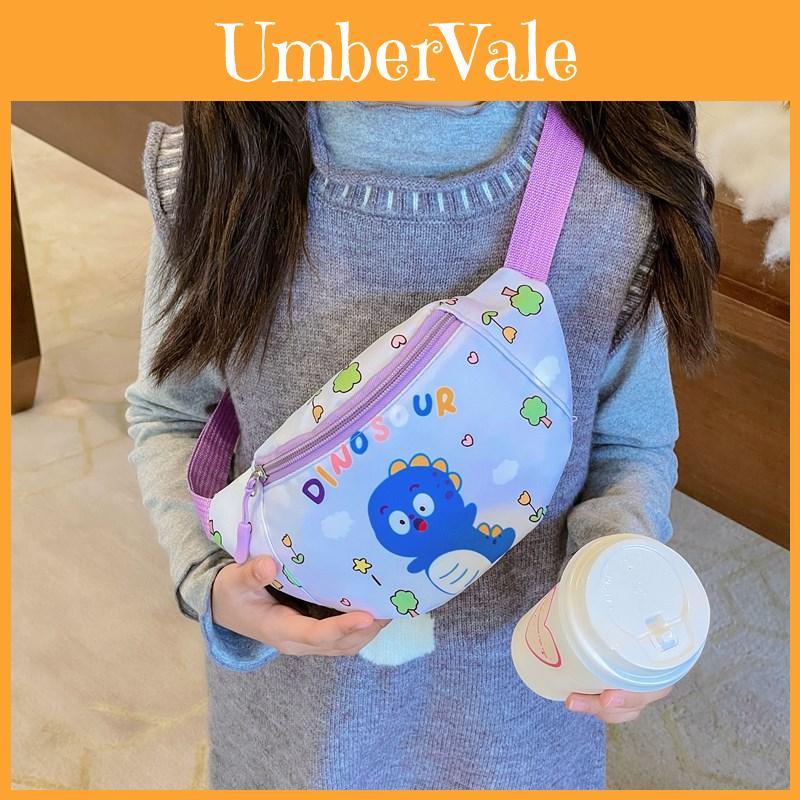 Adorable Cartoon Children's Backpack Stylish Korean Design Fashionable Unisex Waist Bag