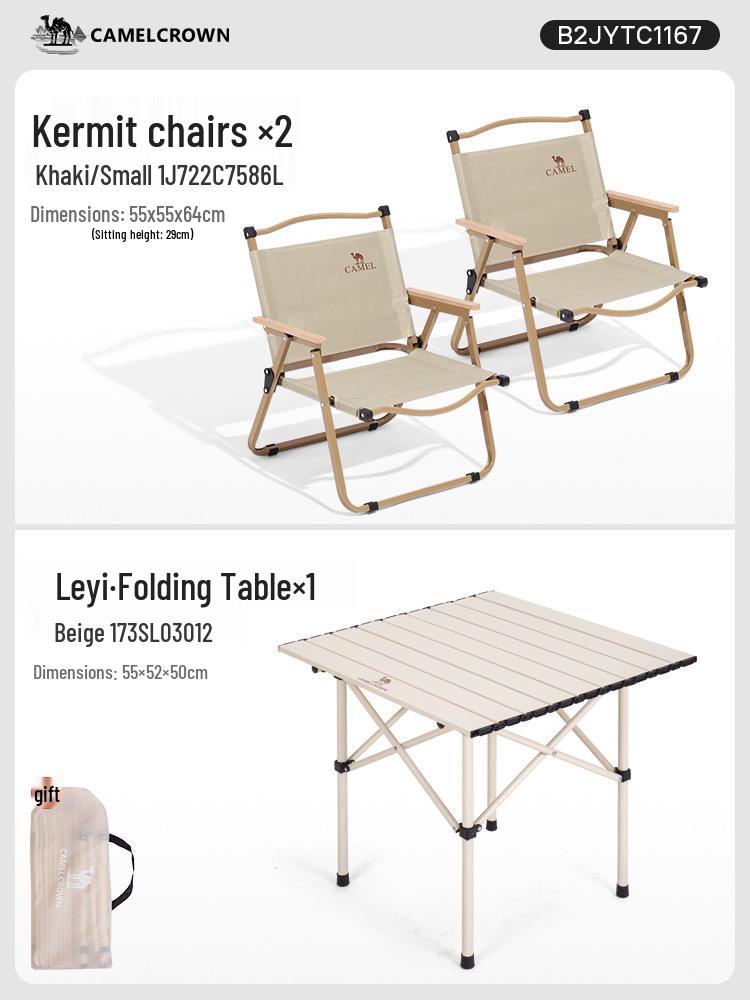 Outdoor Folding Camping Chair and Stool for Fishing and Beach Trips