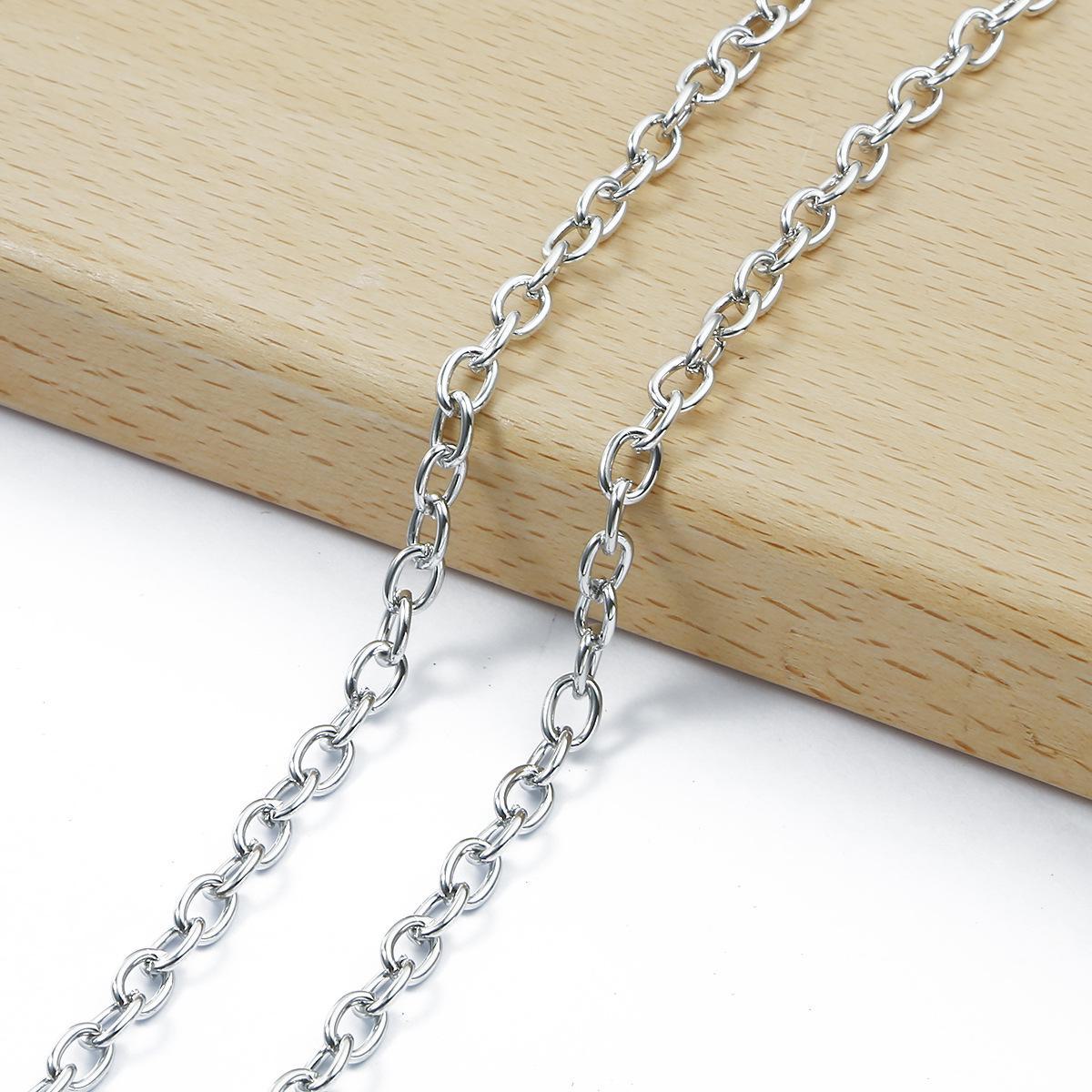 

Зашифрованная крестообразная цепочка с круглыми бусинами DIY ожерелье для ключицы декор витой цепочкой