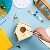 DIY Birdhouse Building Kit Wooden Educational Craft Painting Set Hands-On Art Project for Kids Home School Classroom Camp Decor