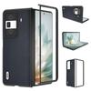 For Honor Magic Vs3 5G Case Black Edge Genuine Cow Leather PC Phone Cover
