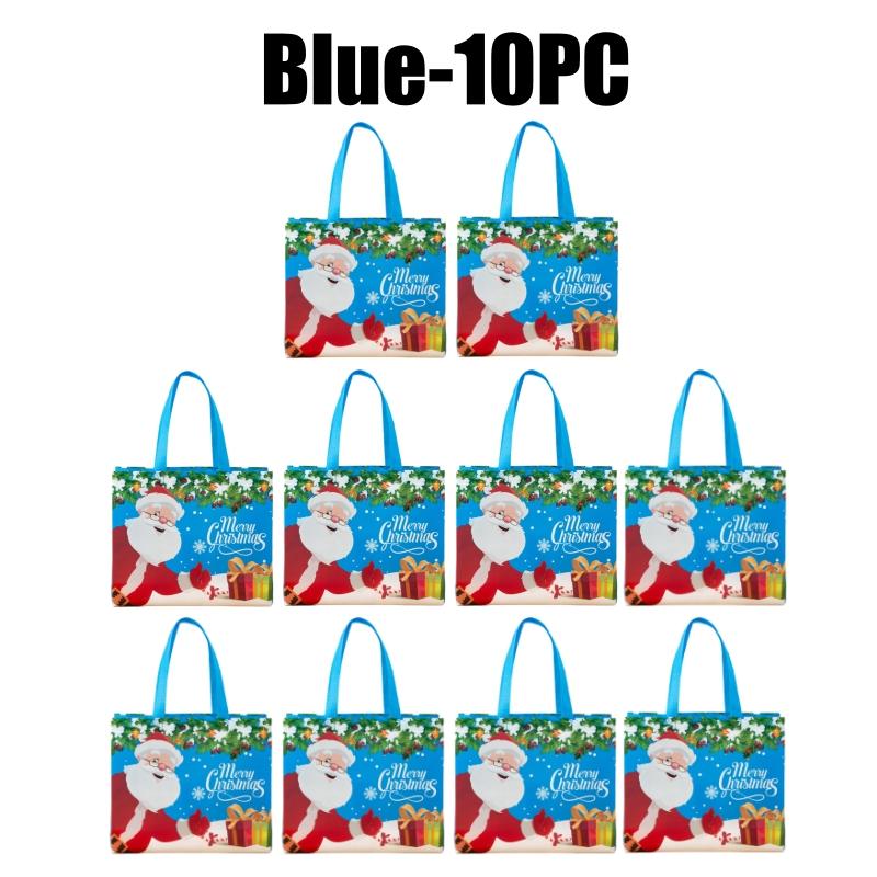 Weihnachtsgeschenktaschen Vlies-Tragetaschen mit Henkeln Große Größe Frohe Weihnachten Geschenkpapier Weihnachten Feiertagsparty Gastgeschenke Zubehör