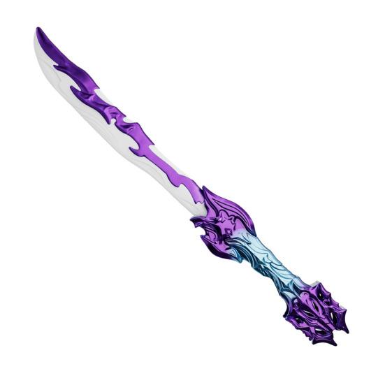 Folding Double Edged Swords Rechargeable LED Light Swords Toy Interactive Multiplayer Battle Toy