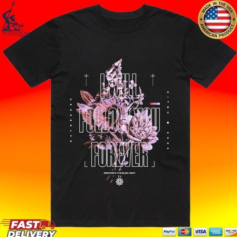 Dayseeker I Will Follow You Forever Creature In The Black Night T-shirt HN541 XXL