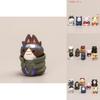 Small Size 8-piece Cat Figure Set Pvc Material 3cm Non-assembled Characters Collection