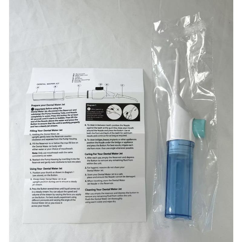 

Побутовий іригатор порожнини рота під високим тиском Портативний зубний апарат Чиста вода Зубна нитка Вода під високим тиском Зубочистка темно-синього кольору