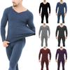 Herren-Thermobekleidung, nahtlos, lange Unterhosen, warmes Samt-Oberteil, Hose, Winter-Thermounterwäsche