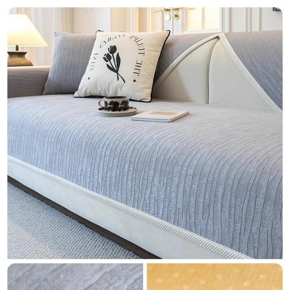 French Cream Wind Sofa Cushion Universal In All Seasons, New Non-slip Seat Cushion, Advanced Leather Sofa Cover Cover Cloth