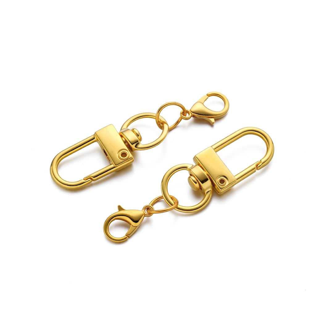 10Pcs/lot Colorful Key Chains Alloy Snap Lobster Clasp Hooks for DIY Key Chain Bag Pendants Fashion Jewelry Keychain Accessories