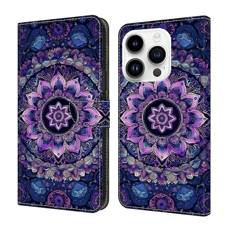 Leather Etui Phone Case for Nokia G300 G21 G11 G20 G10 G60 G22 6.3 5.3 3.1 5.4 Flip Cover Magnetic Wallet Painted Flower Deer