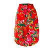 Vintage Floral Padded Dog Coat Warm Winter Clothes Medium Large Dogs Golden Retriever