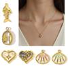 Set di Artigianato Collana con Ciondolo Conchiglia Stella Marina Fatto a Mano per Vacanze al Mare Gioielli Regali