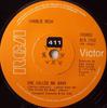 7inch Record CHARLIE RICH  She Called Me Baby RCA2532 RCA Victor 1975 UK Rock Used