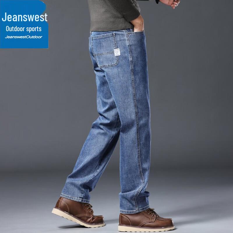 Мужские джинсы прямого кроя на флисовой подкладке Jeanswest 29
