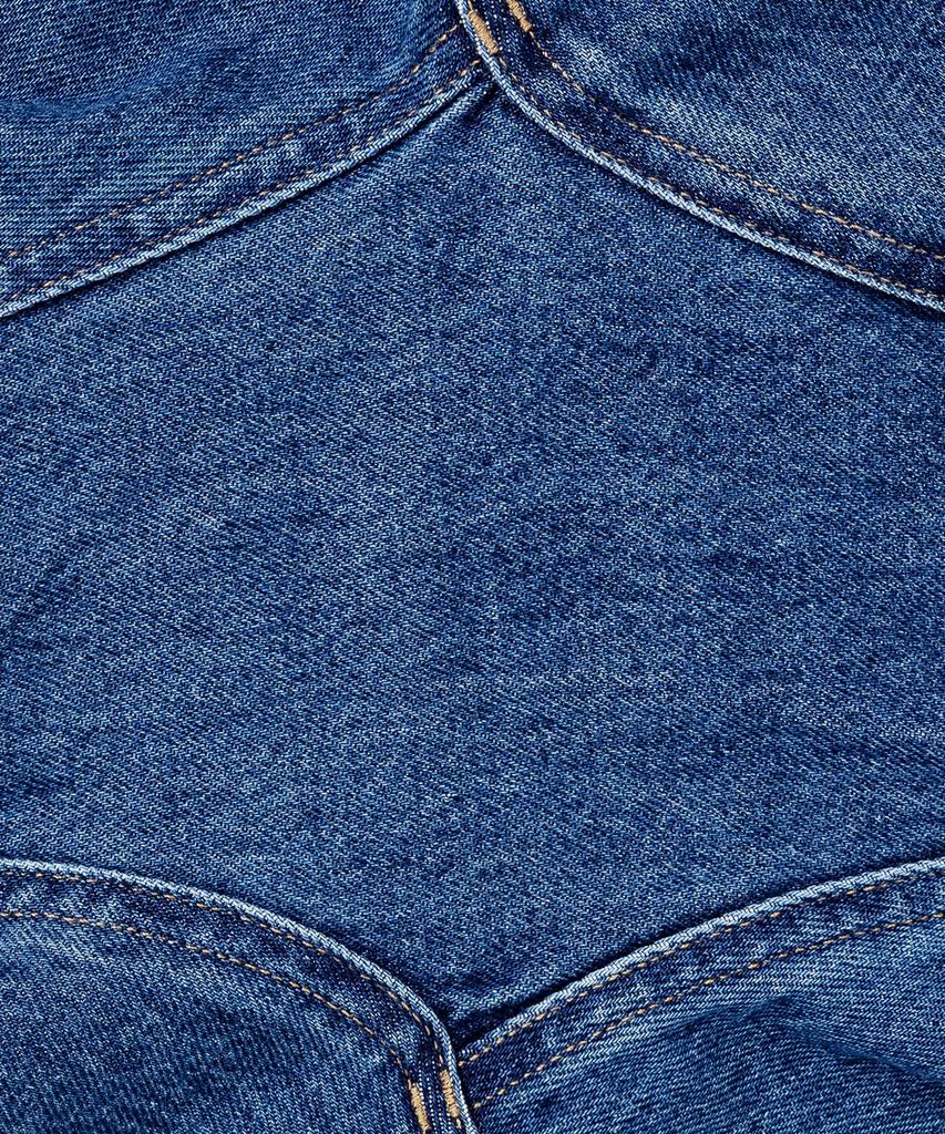 Geulamichi Loose Denim Shorts Mid Indigo