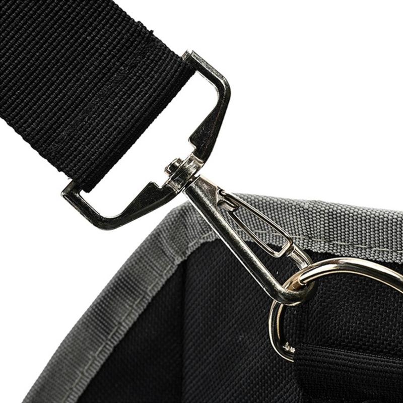 Large Capacity Heavy Duty Tool Bag With Multiple Compartments And Reinforced Base For Professional Technicians And DIY Projects