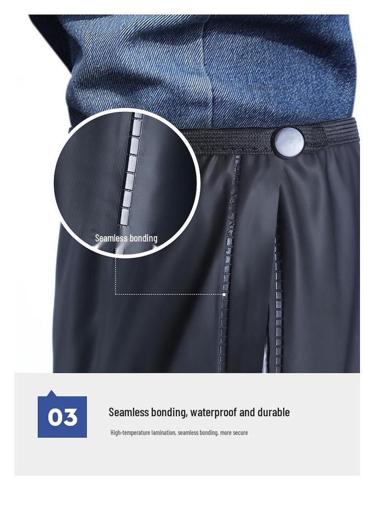 Unisex Waterproof High-Top Rain Boots with 360° Coverage and Wear-Resistant Sole