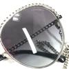 CHANEL 4242 Logo CC Mark Chain eyewear glasses sunglasses Black/Silver