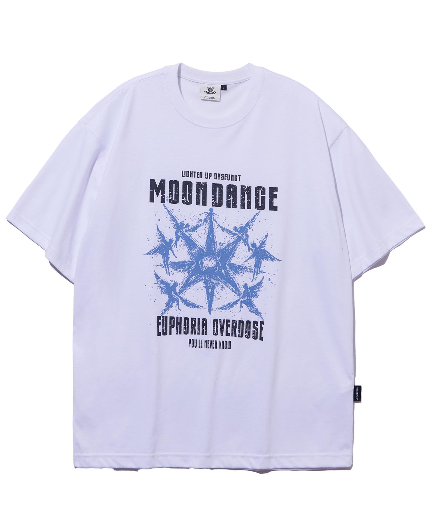 Disfunct Moon Dance T-Shirt(White) L