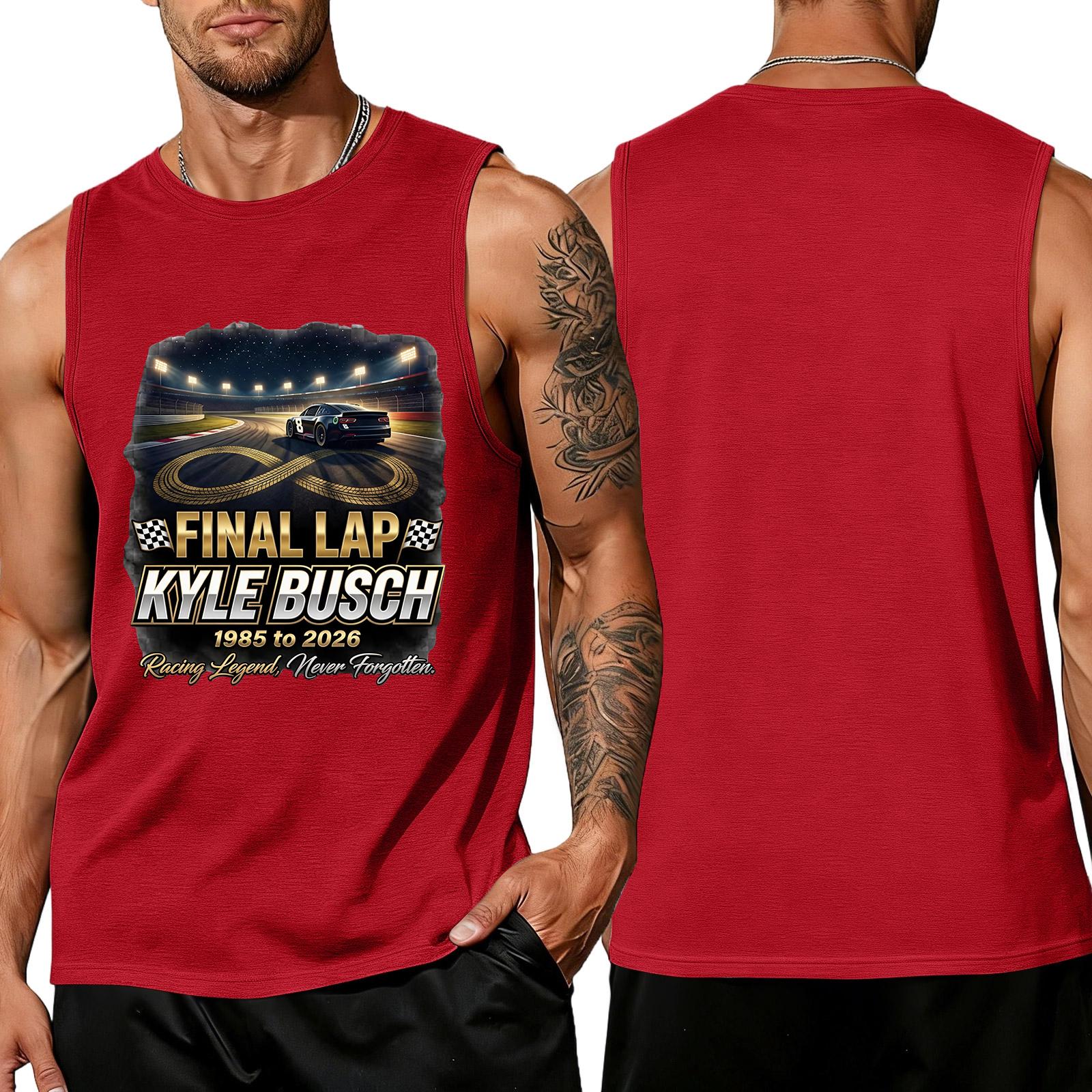 Men s Commemorative Graphic Tank Top - Casual Sleeveless Tee XXXL красный