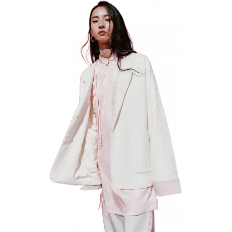 

MO&Co. Весна 2024 Новая китайская жаккардовая короткая куртка M