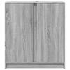 LED Sideboard Grey Sonoma 77 x 34 x 85 cm Particleboard