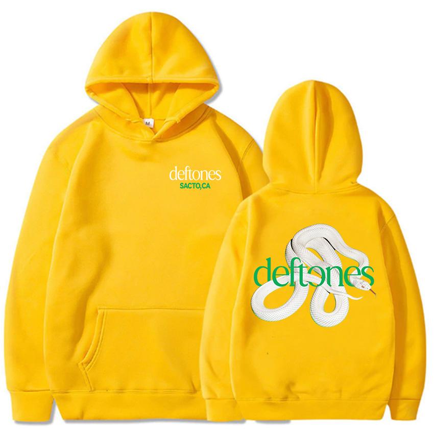 Deftones Private Music Hettegensere 2025 Album Grafisk Trykk Sweatshirts Høst Fleece Langermet Herreklær Unisex