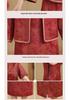 Spring/Autumn 2026 Mother-in-law Wedding Qipao - Elegant Two-Piece Medium Long Sleeve Dress