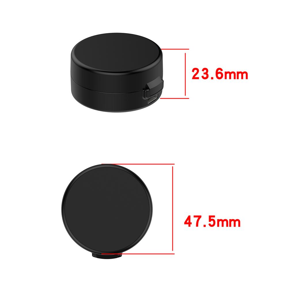 Kabellose Smart Ring Ladehülle Für Oura Ring Gen 4 Ladestation Tragbare Ladebox mit USB-C-Kabel Ladehülle