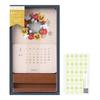 Midori 2025 Calendar Desktop Seasonal Calendar Limited Edition with Sticker Floral Pattern 31320006