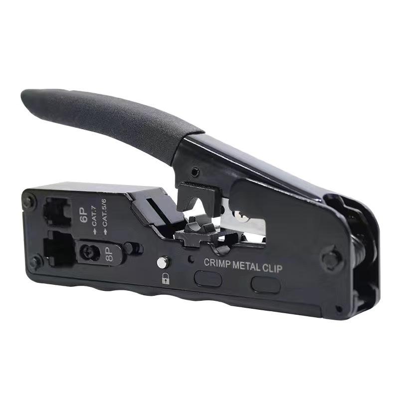 

Многофункциональные сетевые клещи для обжима кабелей Five, Six, Seven Types чёрный