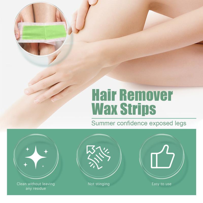 Hair Removal Wax Strips Quick Gentle Hair Removal No Dark Spots Waxing Strips For Legs Arms Underarms Face Easy Use