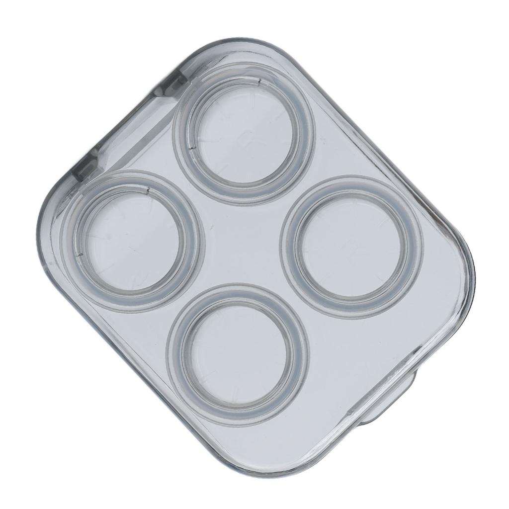 Contact Lens Case Kit Transparent Protective Portable Plastic Contact Lenses Storage Container for Women Girls