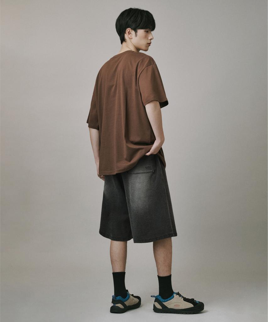 Beodeonteu Flash Logo Short Sleeve T-Shirt [Choco Brown]