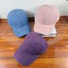 Cap Baseball Cotton With Emblem Design For Spring Sun Fashionable Protection