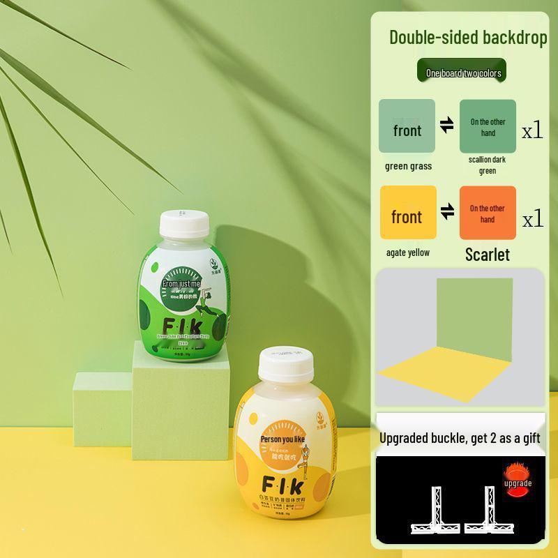 Solid Color Photography Backdrop - PVC Film for Cosmetics, Still Life, Cakes, and Food Photography Props