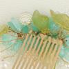 1Pcs Cool Jade Orchid Flower Hairpin For Women Chinese Style Flower Hair Stick Handmade Jewelry Hair Accessory Hanfu Hair Comb