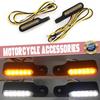 For Honda Yamaha Suzuki Ducati Handlebar LED Turn Signals Blinker Running Lights