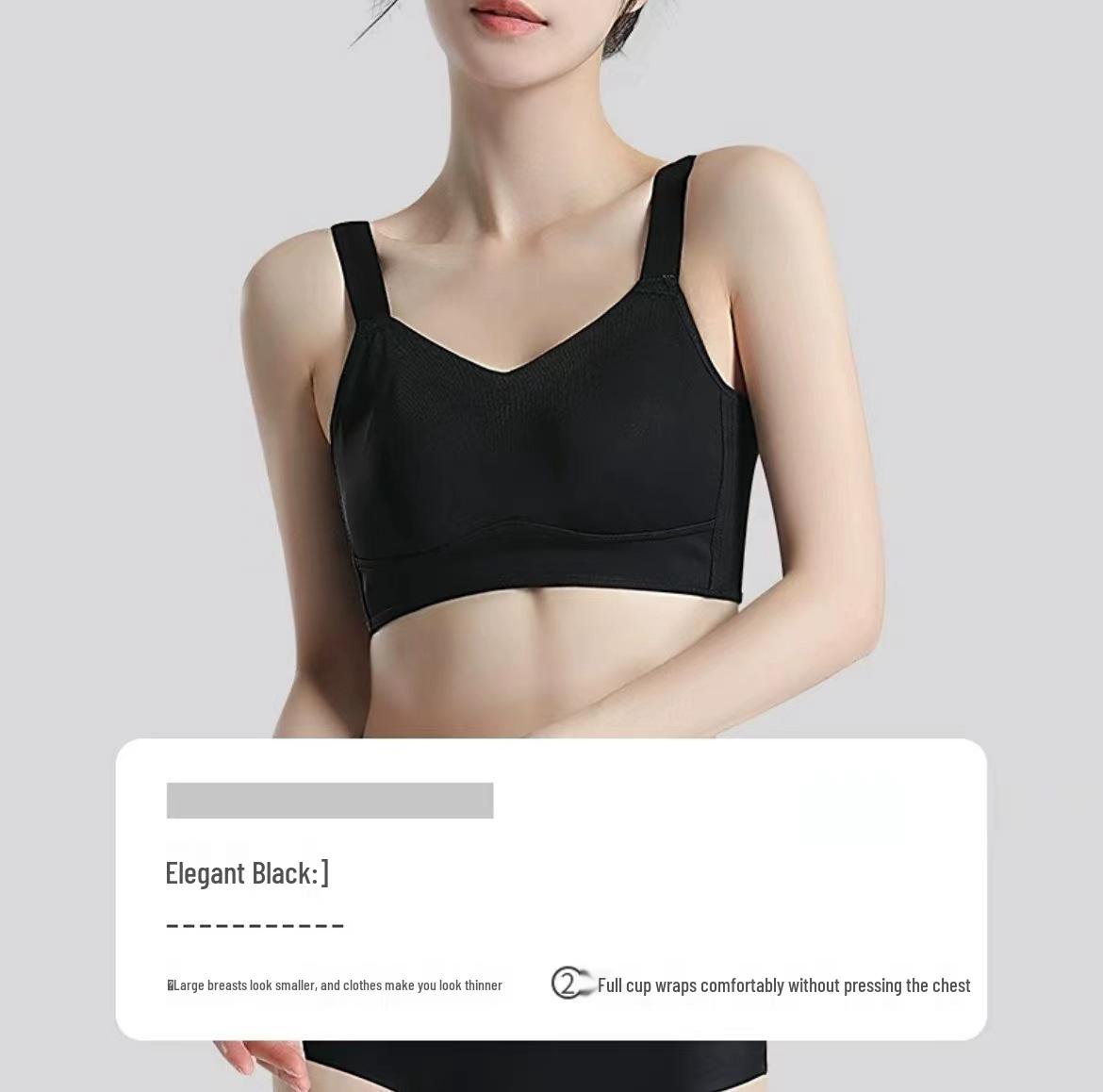 

Бесшовный бюстгальтер пуш-ап для уменьшения груди и разглаживания подмышечной области XXL (40/90BCD)