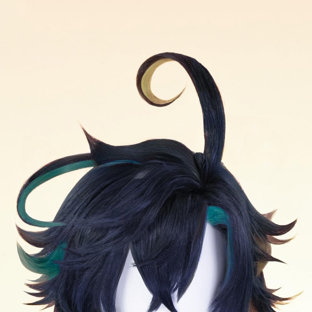 Kiinichi Full Wig, Heat-Resistant, Costume, Cosplay Prop, Disguise, Event, Christmas, Halloween, School Festival, Gift, Festival, Unisex