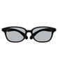 CUT Sunglasses GALILEO UV [Zoff] SUNCUTGlasses/UV100% Wellington-style (Black) (Galileo) Metal-free, Flexible, Protection, Men's & Women's