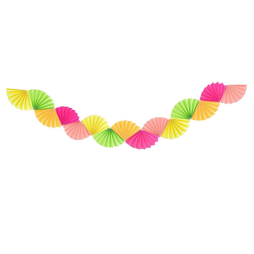 Birthday Party Paper Fan Decorations: Fan-Shaped Hanging Ornaments & Pull Flowers