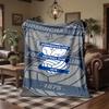 BIRMINGHAM CITY FOOTBALL CLUB Coperta in Flanella Stampata Morbida Calda Coperta da Divano Letto per Casa Ufficio Camera da Letto