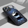 Metal Technology For Apple Pattern Glass Material Phone Case For iPhone 17 16 15 14 13 12 11 Pro Max Plus 16E 17Air XS X Cover