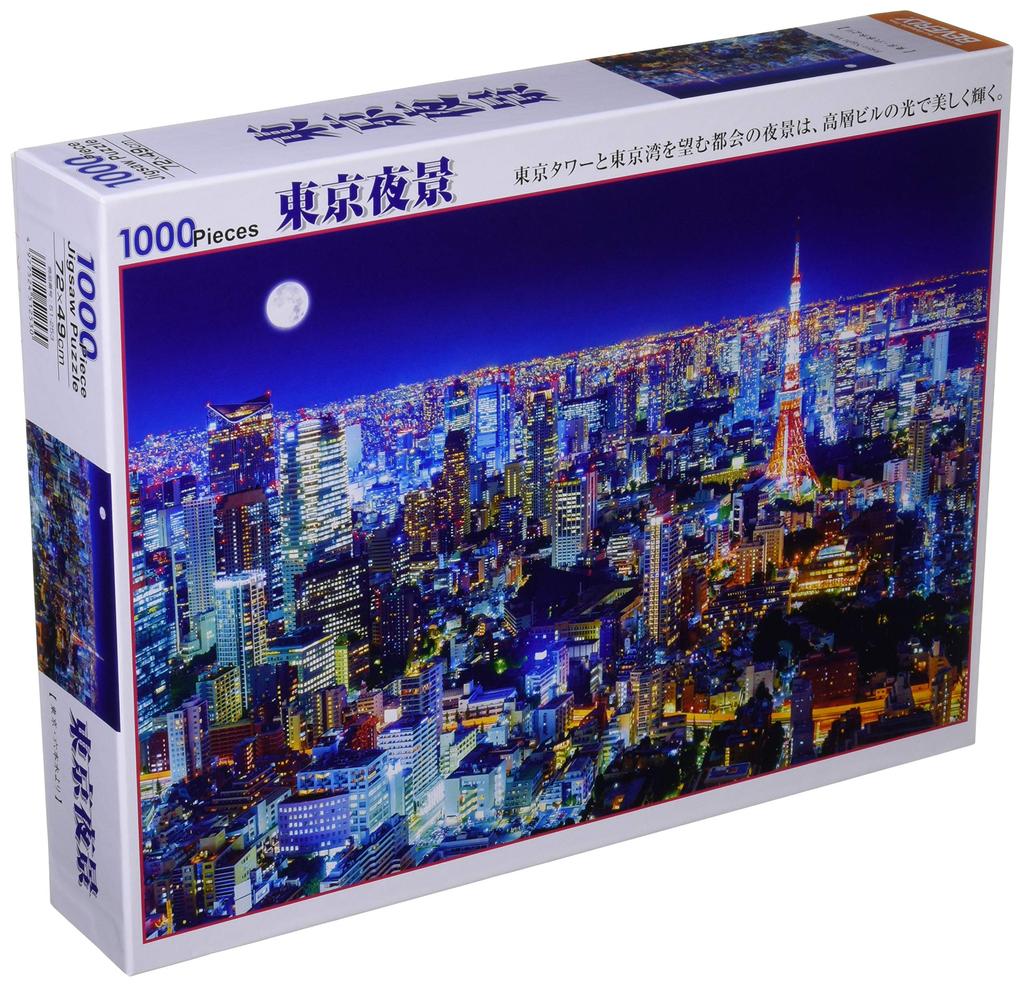 in Beverly jigsaw Tokyo Night View x 72 [Made Japan] 1000-piece puzzle, (49 cm), 51-253