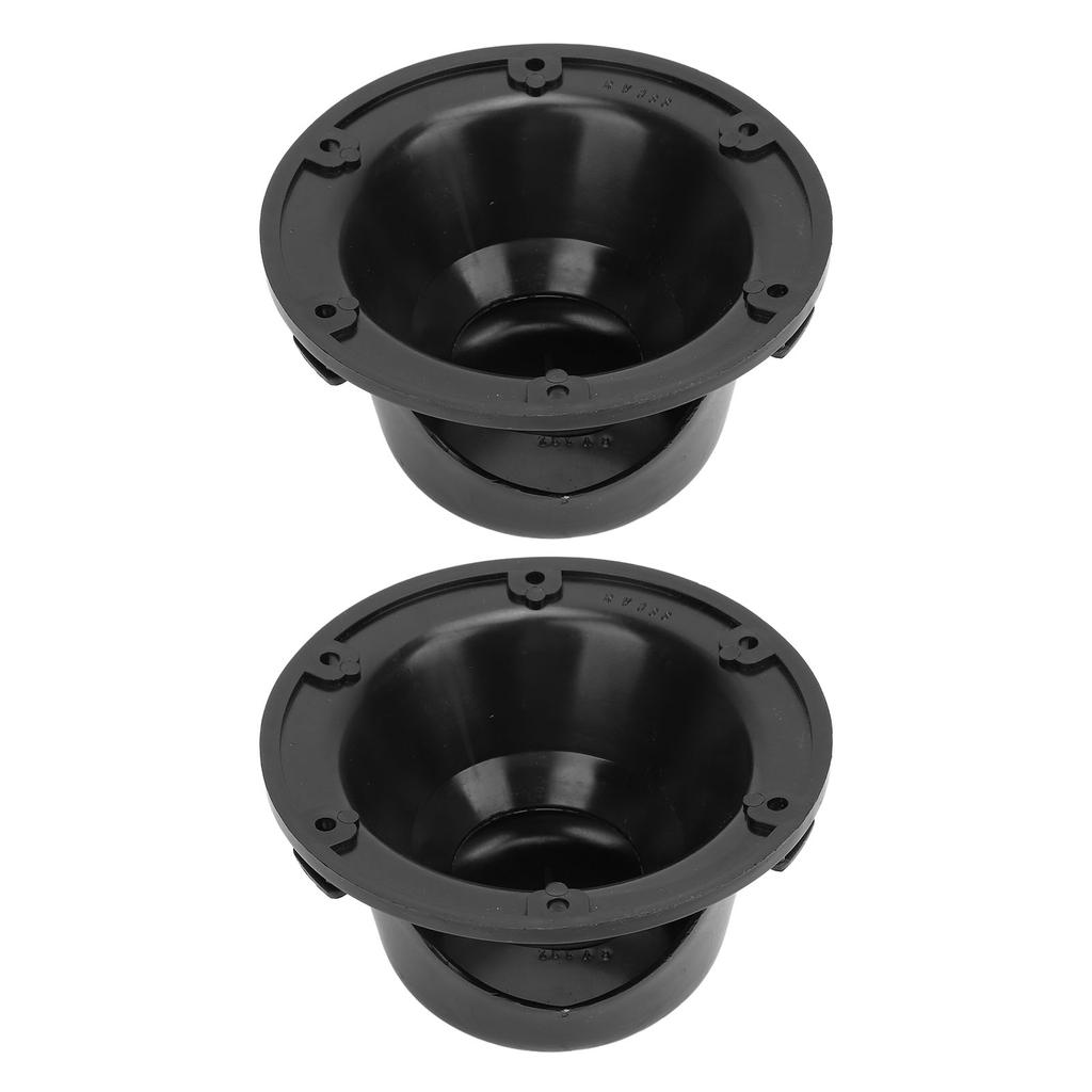 2 set capace de aerisire pentru instalații sanitare RV Kit de înlocuire a capacului din plastic pentru remorcă, acoperiș, canalizare, negru