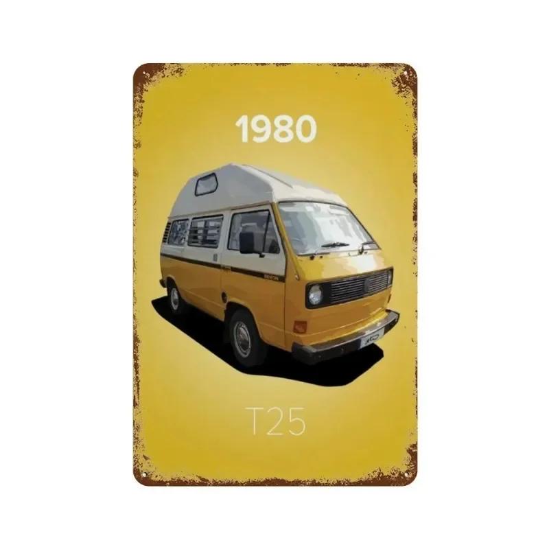 Metal Tin Poster 80s GTI Sports Classic Car Retro Metal Tin Sign Plaque Poster for Bar Club Wall Home Vintage Wall Plate Pendant