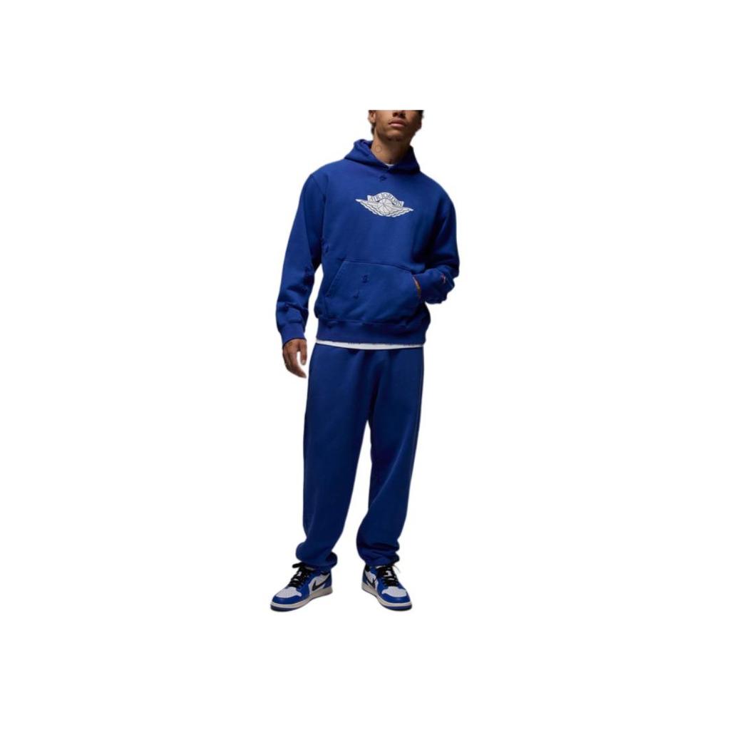 Jordan Felpa con cappuccio a maniche lunghe Air SS25 Rara Semplice Comoda Uomo felpa Blu Reale Profondo IB3003-485