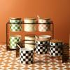 Home Ceramic Checkerboard Seasoning Jar Set Acrylic Storage Rack Seasoning Jar Combination Light Luxury Seasoning Box with Cover